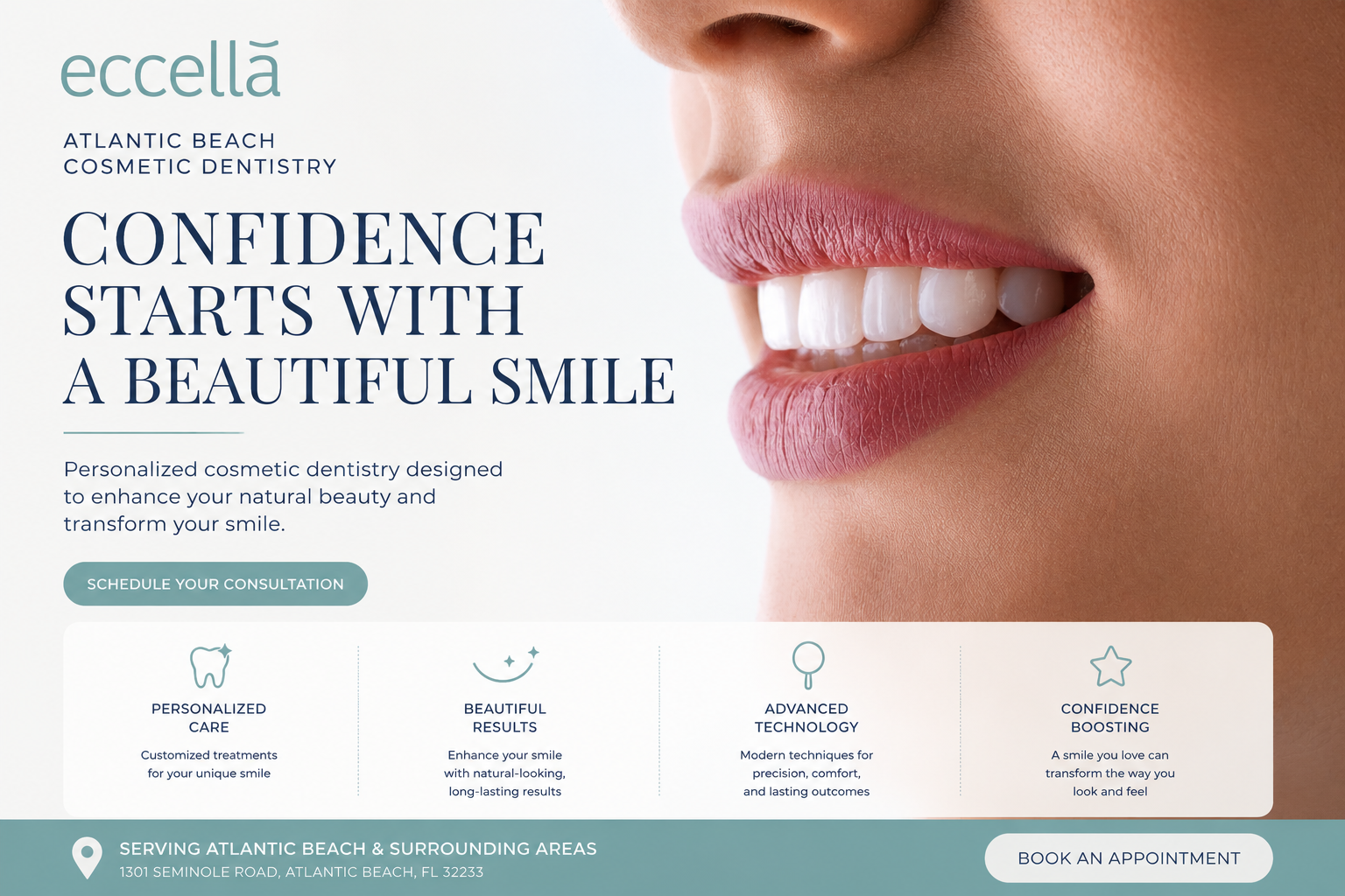 Cosmetic dentistry in Atlantic Beach FL — Eccella Smiles