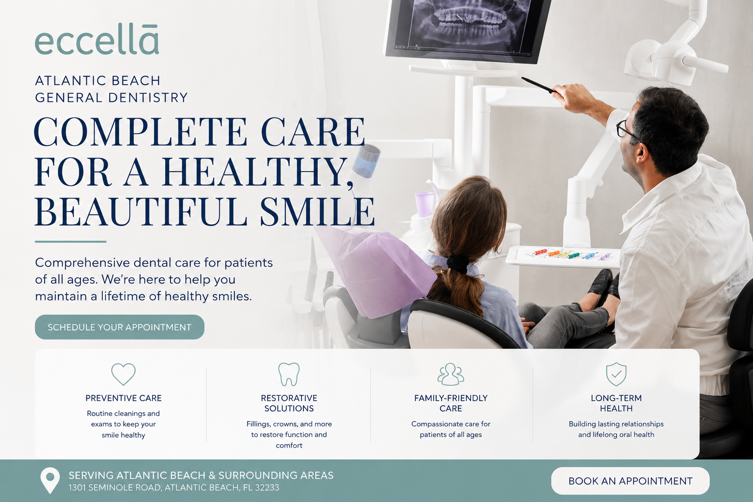 General dentistry in Atlantic Beach FL — Eccella Smiles